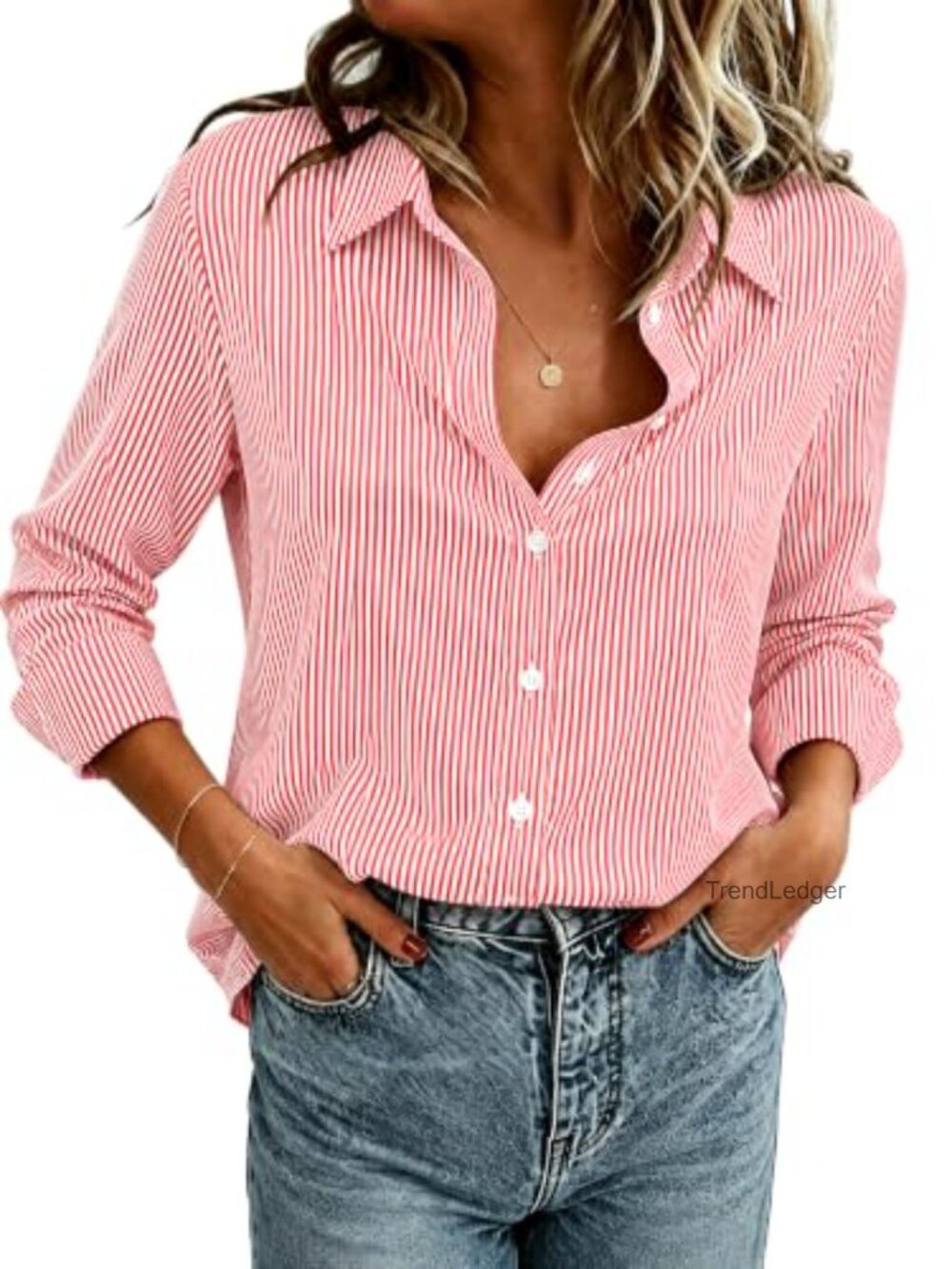 Womens Satin Button Down Shirt Long Sleeve Silk Blouse Business Casual Office